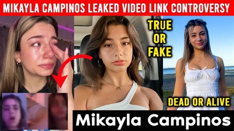 milayla campinos leaks|TikTok Star Mikayla Campinos Leaked Video and Death